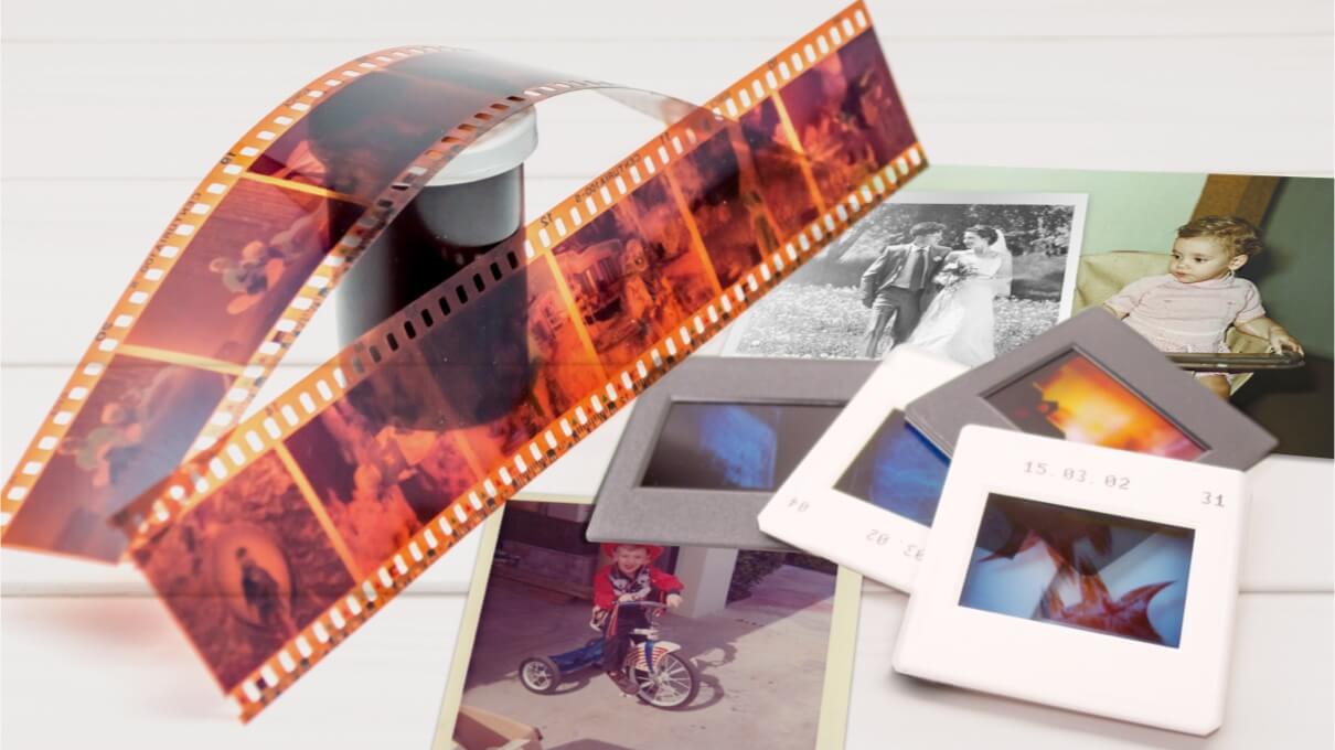 Collection of photos, slides, and negatives