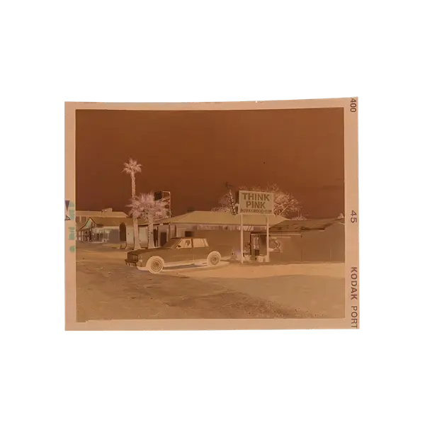 Medium format film negative scan