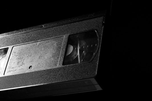 a black VHS