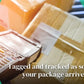 Tagged and tracked as soon as your package arrives