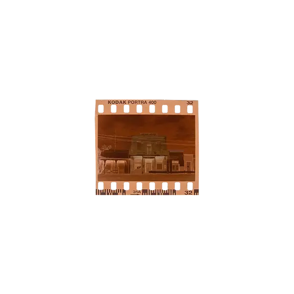 35mm film negative strip