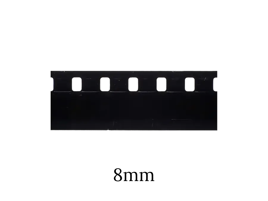Standard 8mm film strip