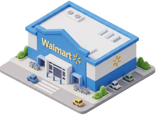 Walmart retail store drop-off location for media digitization