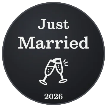 Just Married engraving idea