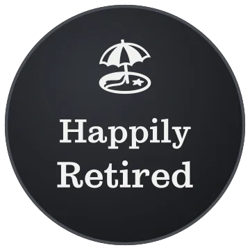 Happily Retired engraving idea